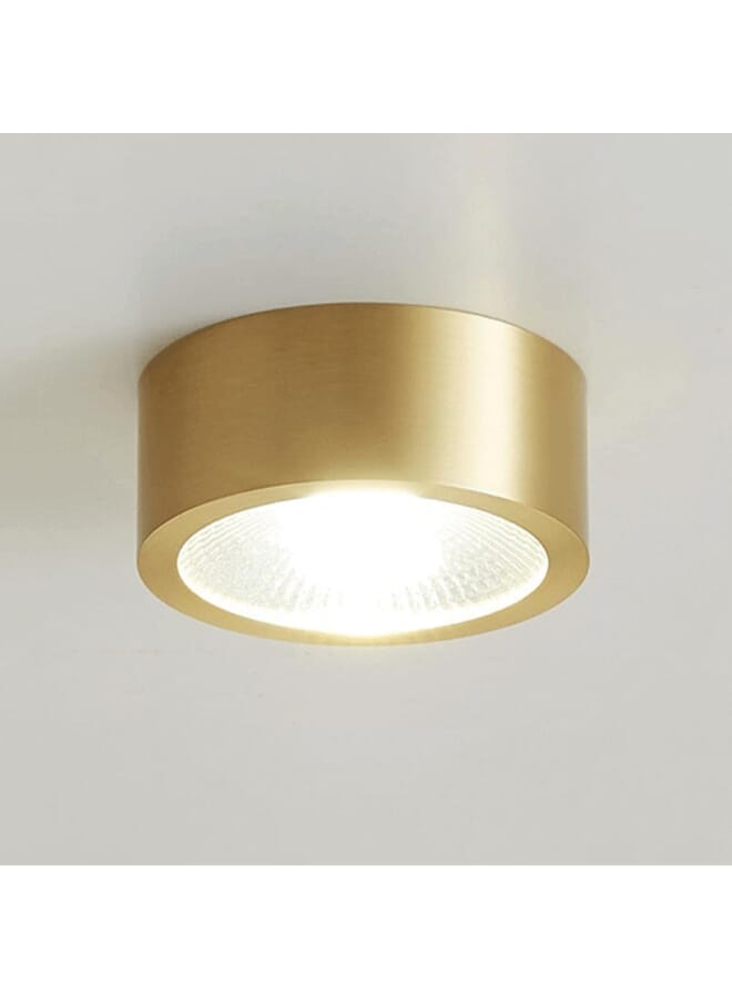 Royal 7W LED Surface Mounted Spotlight C1007 – 7000K White Ceiling Downlight, 50° Beam Angle, 490lm, Gold Modern COB Spot Light - Image 2