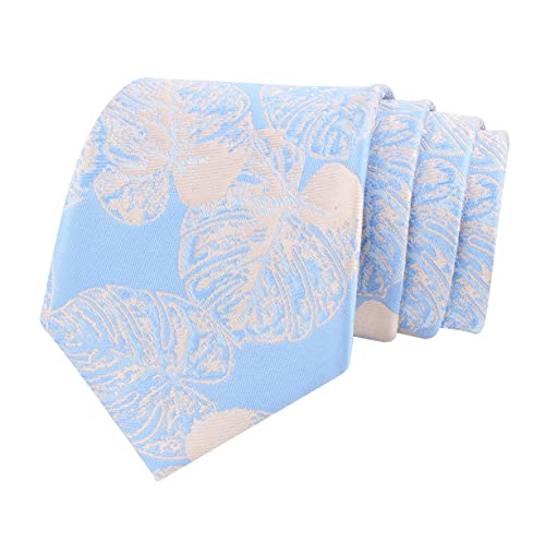Kovove Kavove The Big Leaf Blue Necktie For Men - Image 3