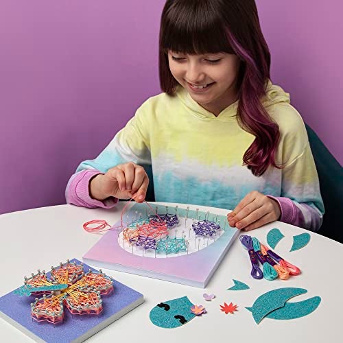 Craft Tastic Craft-tastic — String Art Sea Turtle for 2 Fun Craft Projects — Sea Turtle and Hibiscus Flower — Ages 10+ - Image 5