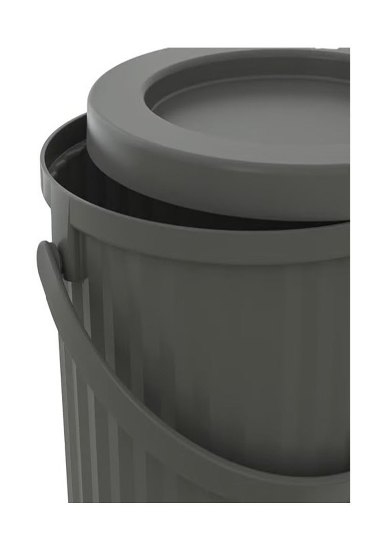 Container with lid, dark grey, 8 liters  - Image 3