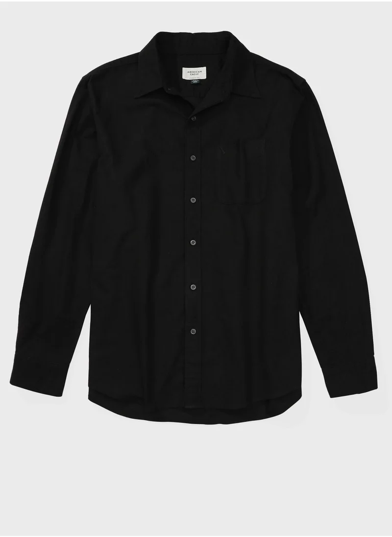 American Eagle Pocket Detail Button Down Shirt