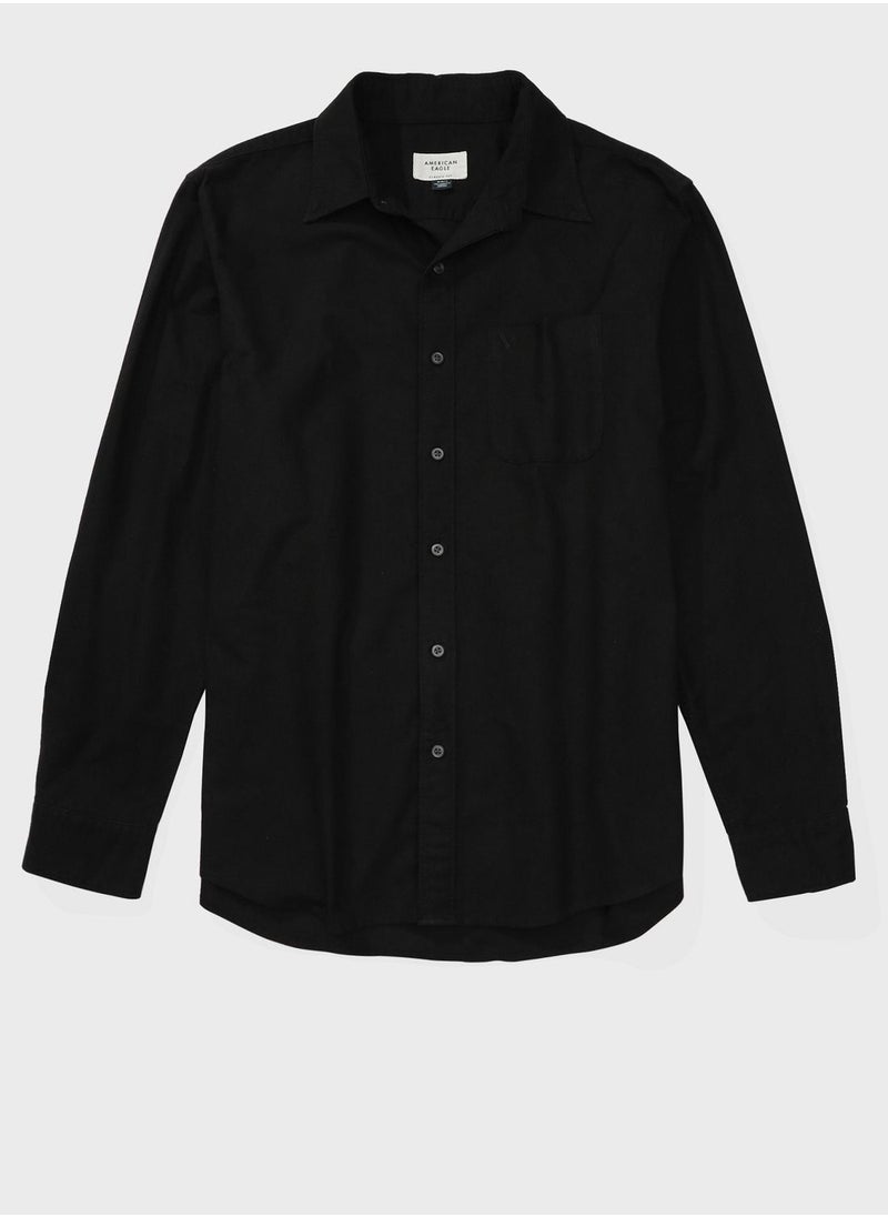 American Eagle - Pocket Detail Button Down Shirt - Image 1