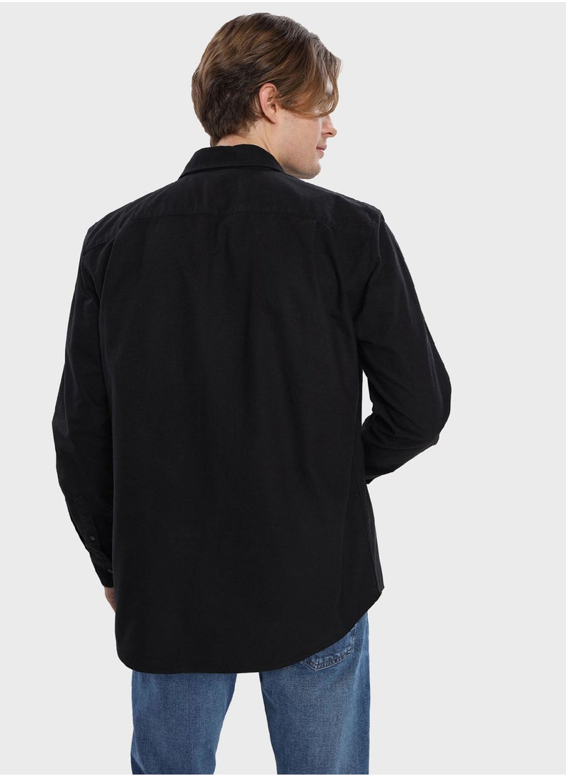 American Eagle - Pocket Detail Button Down Shirt - Image 1