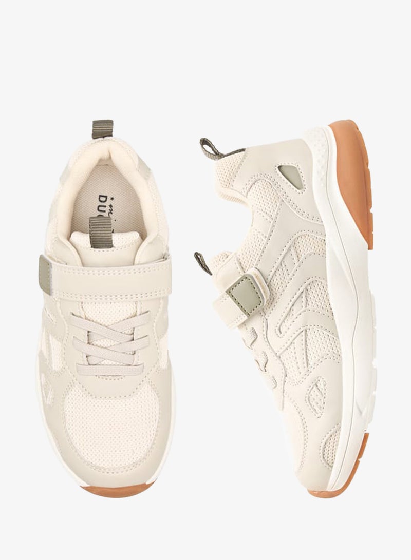 سيد دوتشيني سنيكرز أولاد بنعل خارجي بنقوش مع إغلاق بشريط لاصق - Image 2