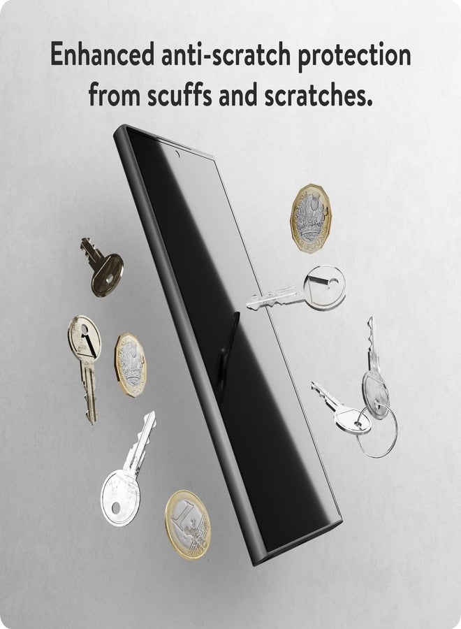 Mous - Resistant Tempered Glass Screen Protector for Samsung Galaxy S24 Ultra - 2 Pack - Image 5