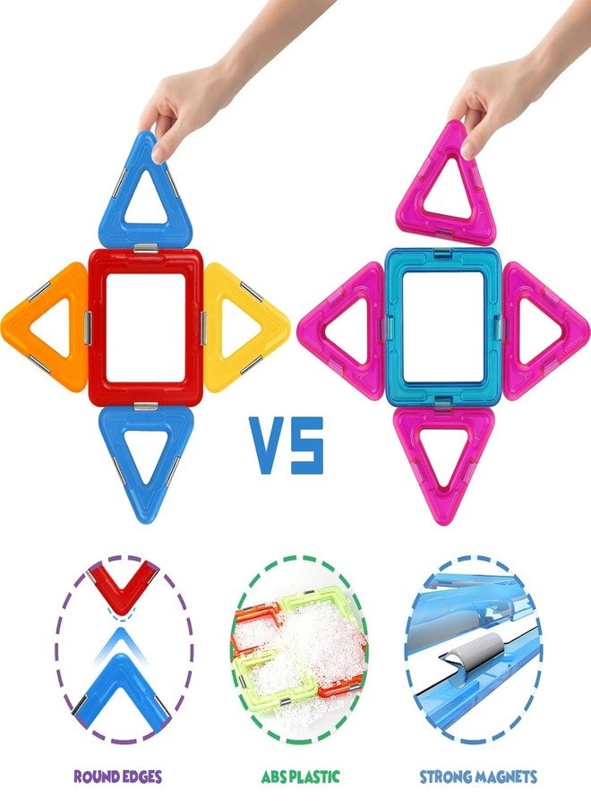 KIPA GAMING Magplay Magnetic Blocks 100 Pcs | Multi-Shape & Colour Magnetic Blocks | STEM Building Set for Kids 3+ | Creative Construction Learning Toy | Educational Game for Boys & Girls (Block 100) - Image 2