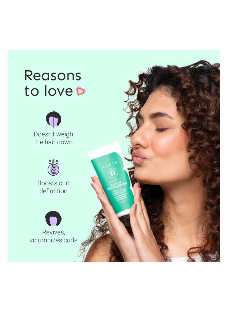 Advanced Curl Care Leave-In Conditioner (100 ML) | Moisturizes & Deep Conditions For Soft Curls | Abyssinian Seed Oil, Aloe Vera & Pelvetia Canaliculata | Repairs & Conditions