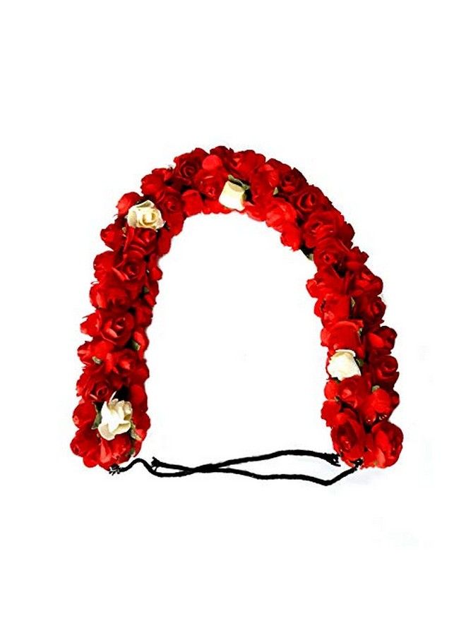 Rapidsflow ® Bun Decoration With Gajra For Hair + Hair Donut + Juda Pins For Women And Girls (RW82546) - Image 2