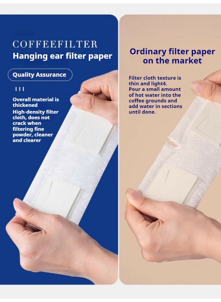 أضف هذا ورق فلتر قهوة قابل للاستخدام مرة واحدة 75*90 مم / مجموعة من 100 قطعة - Image 3