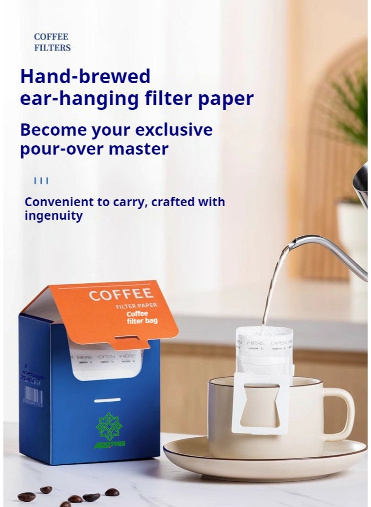 أضف هذا ورق فلتر قهوة قابل للاستخدام مرة واحدة 75*90 مم / مجموعة من 100 قطعة - Image 2