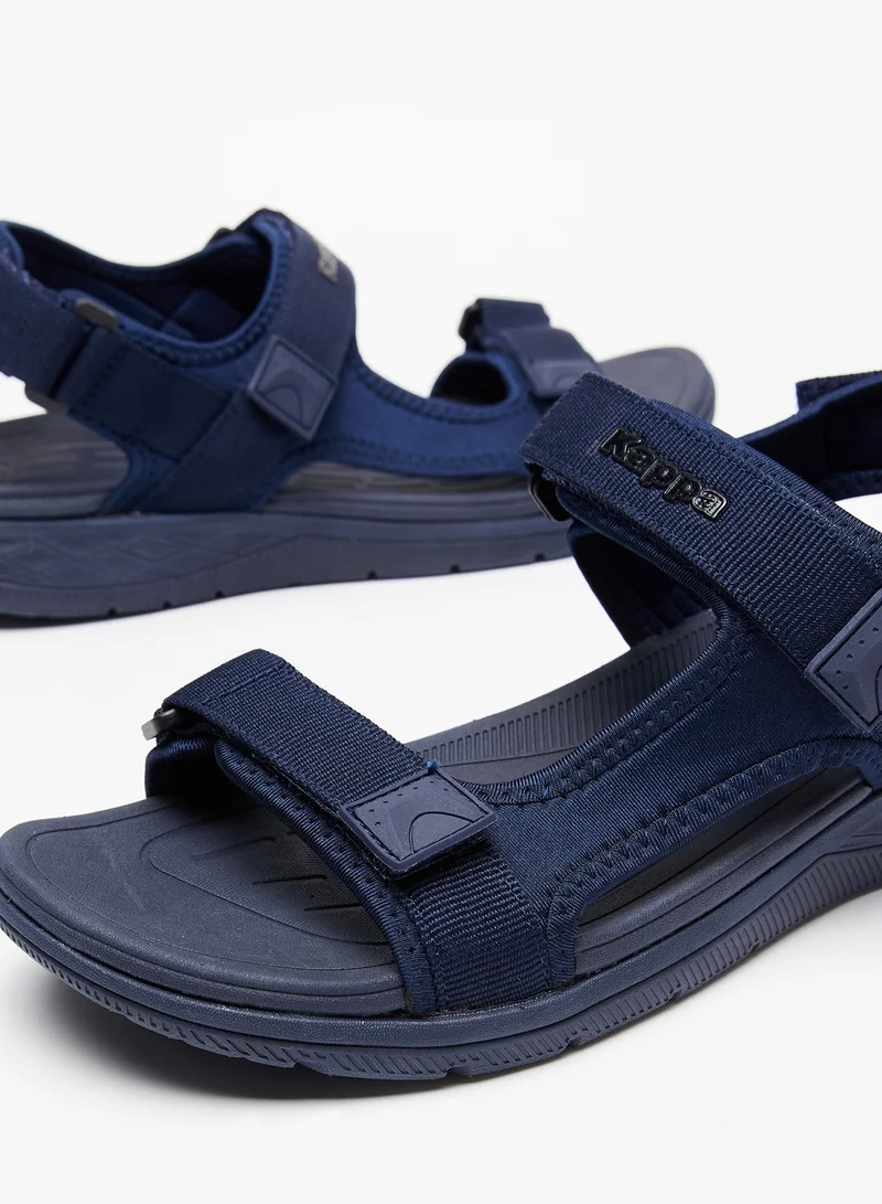 Kappa Men's Floaters with Hook and Loop Closure Navy