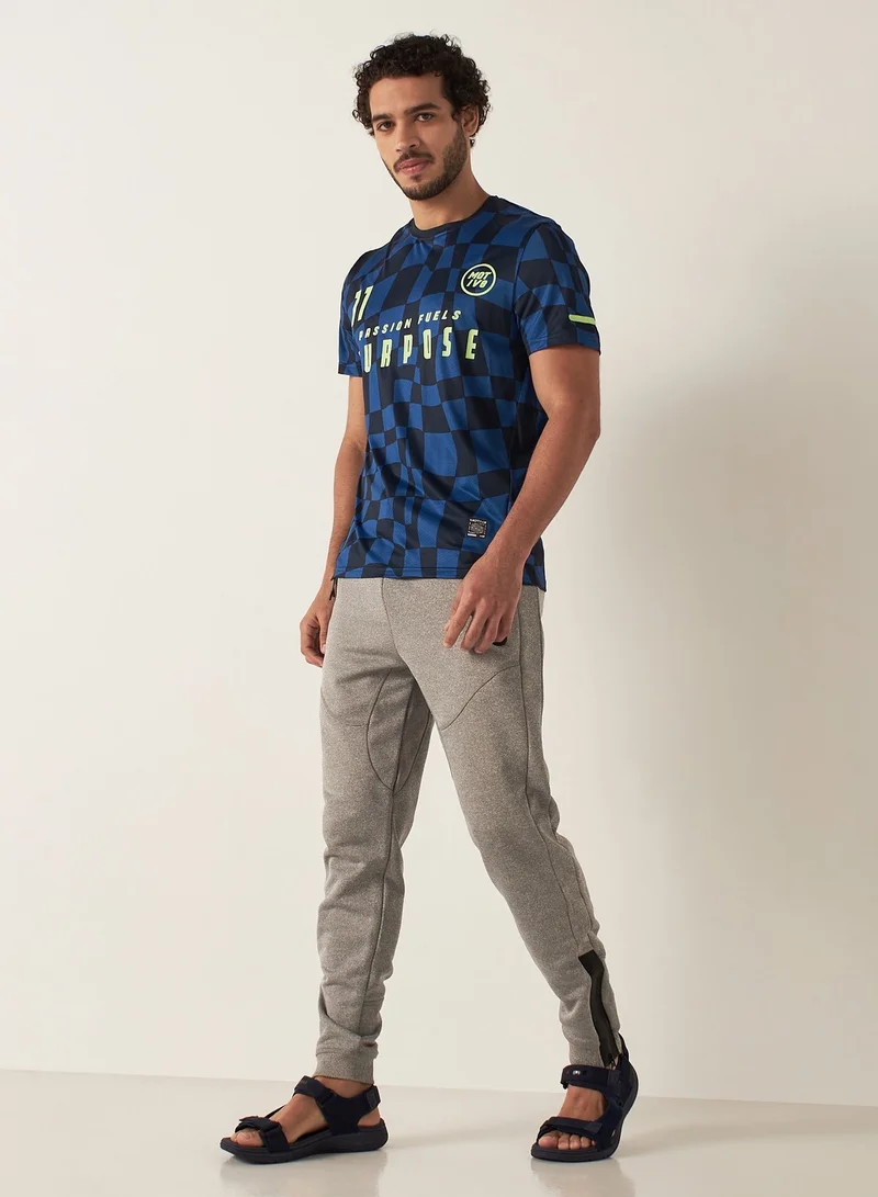 Kappa Men's Floaters with Hook and Loop Closure Navy