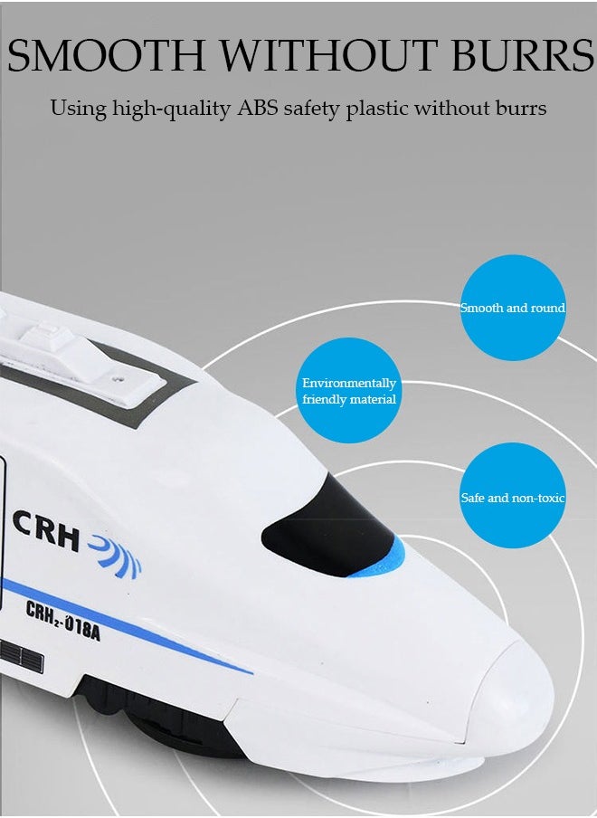 DUNISO - Electric remote control train toy model electric train EMU model remote control forward and backward lighting sound effect voice broadcast - Image 1