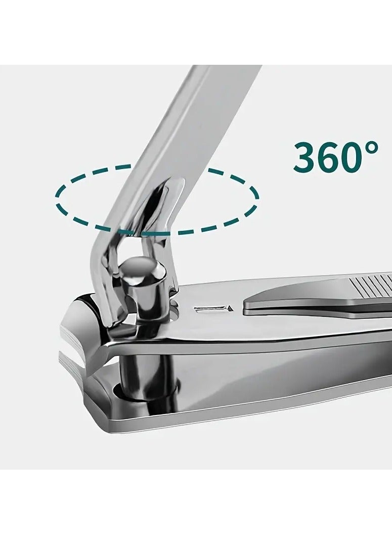 ORiTi 3 PCS Heavy Duty Stainless Steel Nail Clippers for Men and Women Perfect for Thick Fingernails and Toenails - Image 5