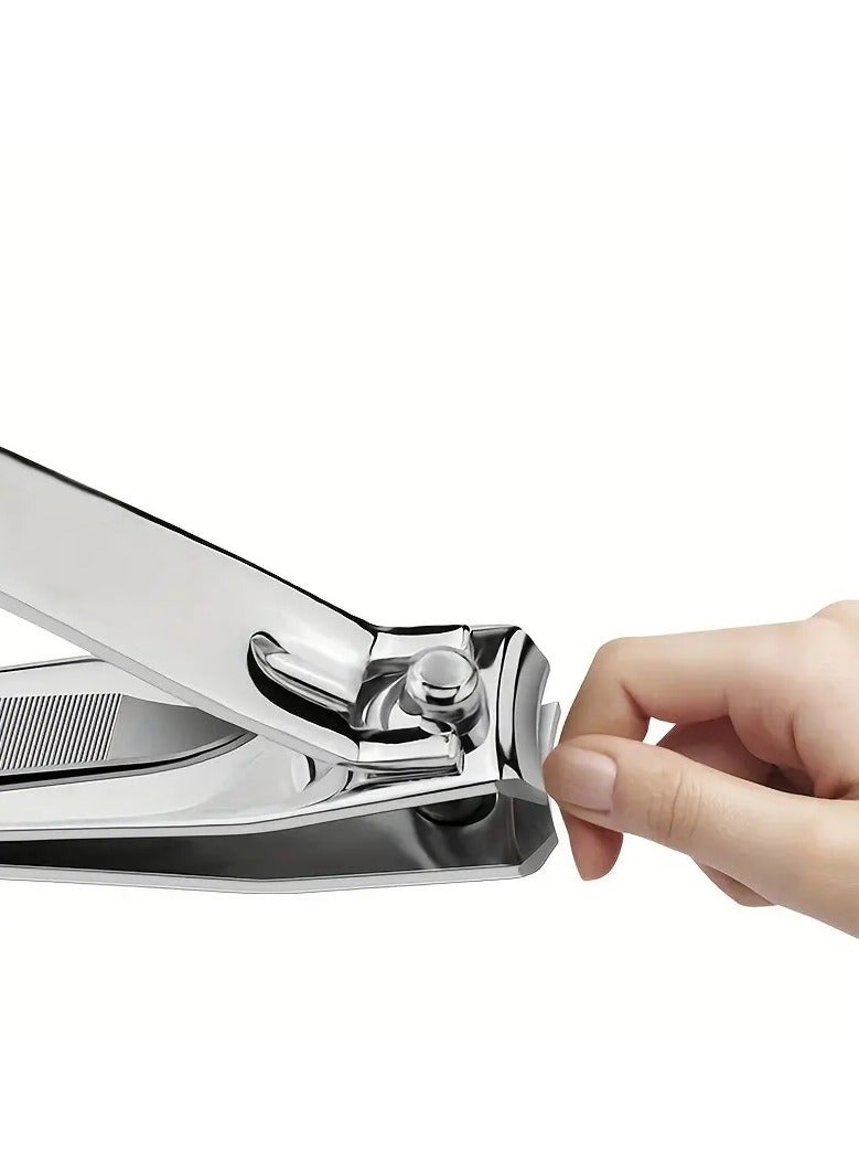 ORiTi 3 PCS Heavy Duty Stainless Steel Nail Clippers for Men and Women Perfect for Thick Fingernails and Toenails - Image 2