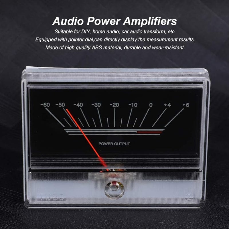مقياس VU الصغير مؤشر مستوى الصوت مجموعة DIY من البلاستيك ABS - Image 3