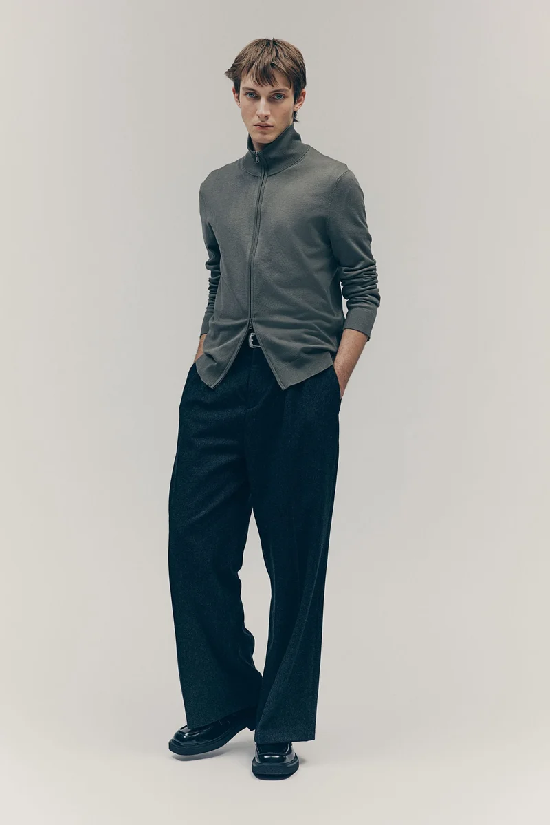 H&M Slim Fit Zip-through cardigan