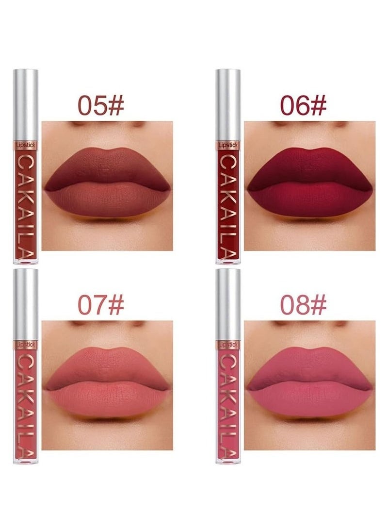 CAKAILA - 10Pcs Matte Liquid Lipstick Set Contains Smooth Lip Lacquer for Women - Image 1