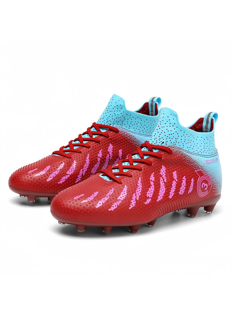 SKT Shiketro New Men's and Women's Soccer Shoes Short Spike Sports Training Shoes - Image 1