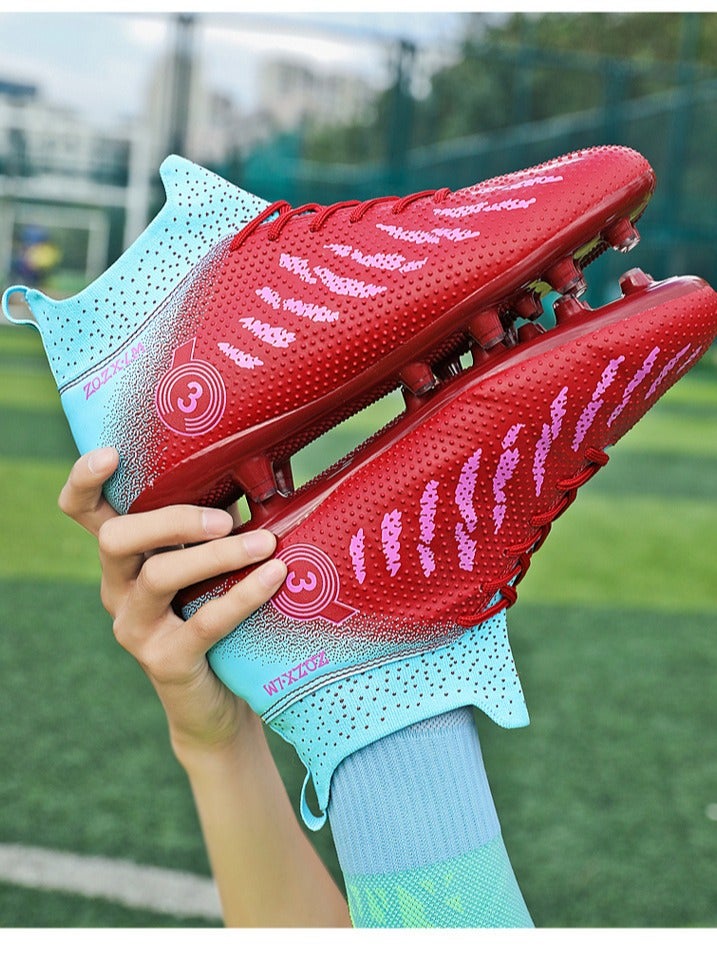 SKT Shiketro New Men's and Women's Soccer Shoes Short Spike Sports Training Shoes - Image 3