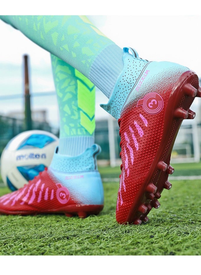 SKT Shiketro New Men's and Women's Soccer Shoes Short Spike Sports Training Shoes - Image 5