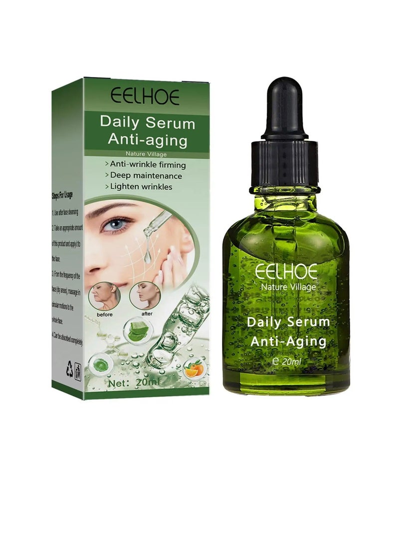 EELHOE Face Serum, Deep Anti Wrinkle And Anti Aging Serum, Safe And Gentle Collagen Boost Skin Tightening Cream, Moisturizing Hydrating Face Cream For Shrinking Pores Skin Tightening And Removing Wrinkles - Image 1