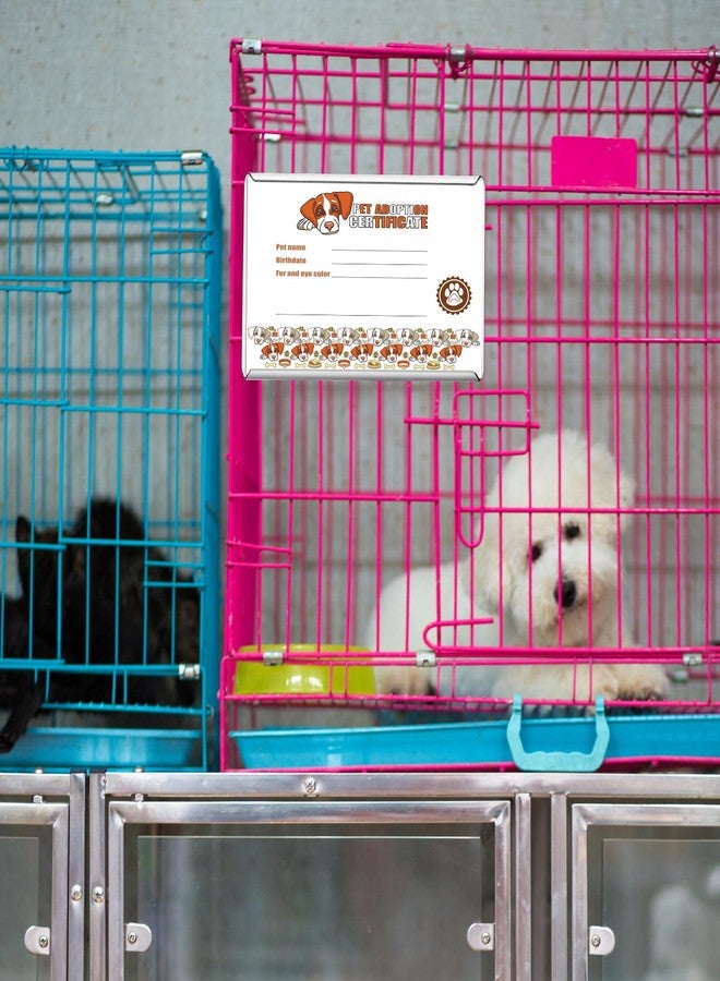 LEIFIDE 10 Pack Metal Kennel Card Holders 3 Inch x 5 Inch Metal ID Card Holder Display Pet Care ID Info Pet Profile Record Cat and Dog Enclosures Boarding Supplies for Veterinarian, Shelter, Grooming - Image 5