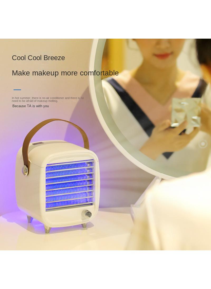 Y&D Mini Air Conditioner Cold Air Silent Humidification Spray Desktop Fan  - Image 4