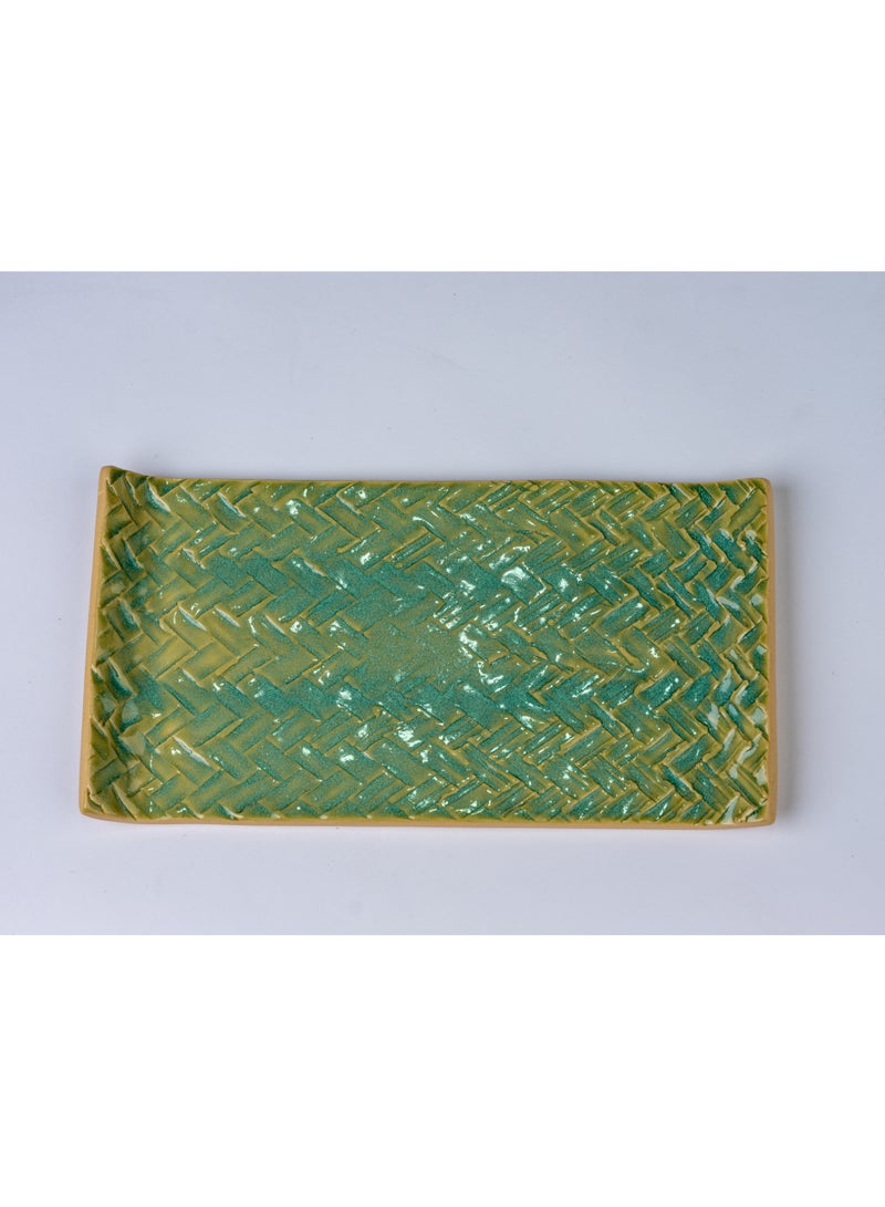 عيد الاتحاد متّحدين x پراوست - صينية خوص-أخضر - Image 2