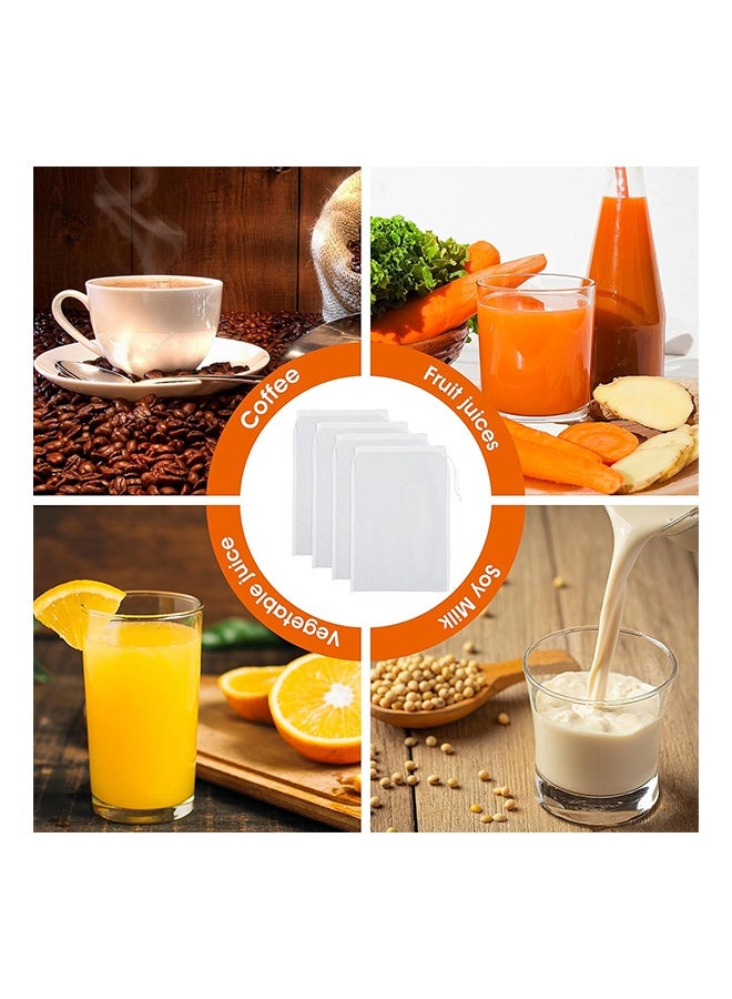 12 PCS Food Grade Nut Milk Filter Bags Vegetable juice filter bag,200 Micron Fine Mesh Bag for Straining Milk, Coffee, Juices, Tea(6 pcs 20*30 cm and 6 pcs 15*20 cm)  - Image 2