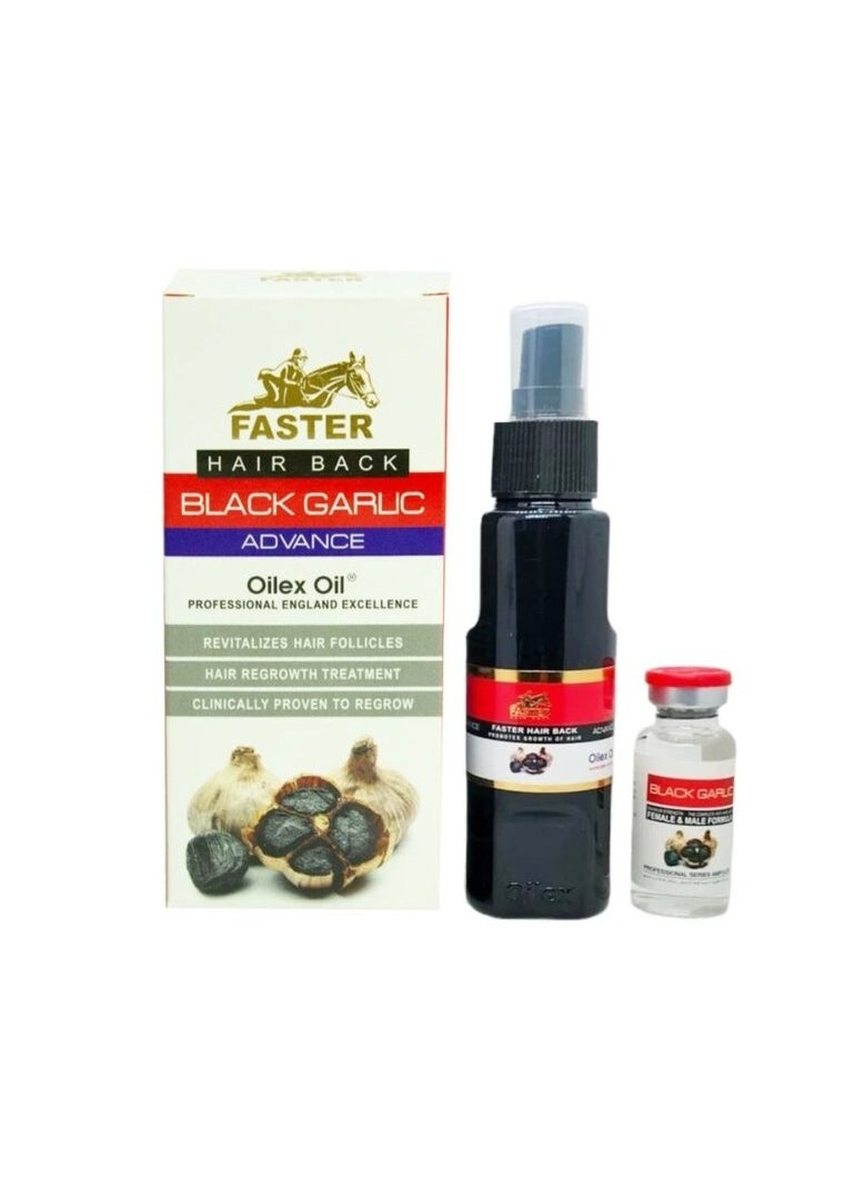 Faster - Advance Oil Hair Back - For Women Black 100ml - Image 1