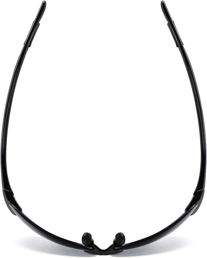 JULI Eyewear نظارات شمسية رياضية JULI للرجال والنساء إطار بدون حواف TR90 للجري وصيد الأسماك والجولف وركوب الأموا�� والقيادة - Image 4