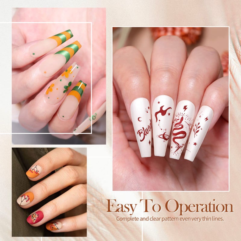 BORN PRETTY Stamping Nail Polish 12Colors Fall Winter Stamping Polish Set for Stamp Nails - Image 2