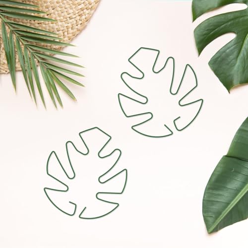 Yeomant 6PCS Iron Monstera Plant Support, Uniquely Designed Indoor Plant Accessories, Stable Plant Support Stakes for Indoor Plant, Turtle Shell Bamboo Clamp Set for Thriving Growth - Image 5
