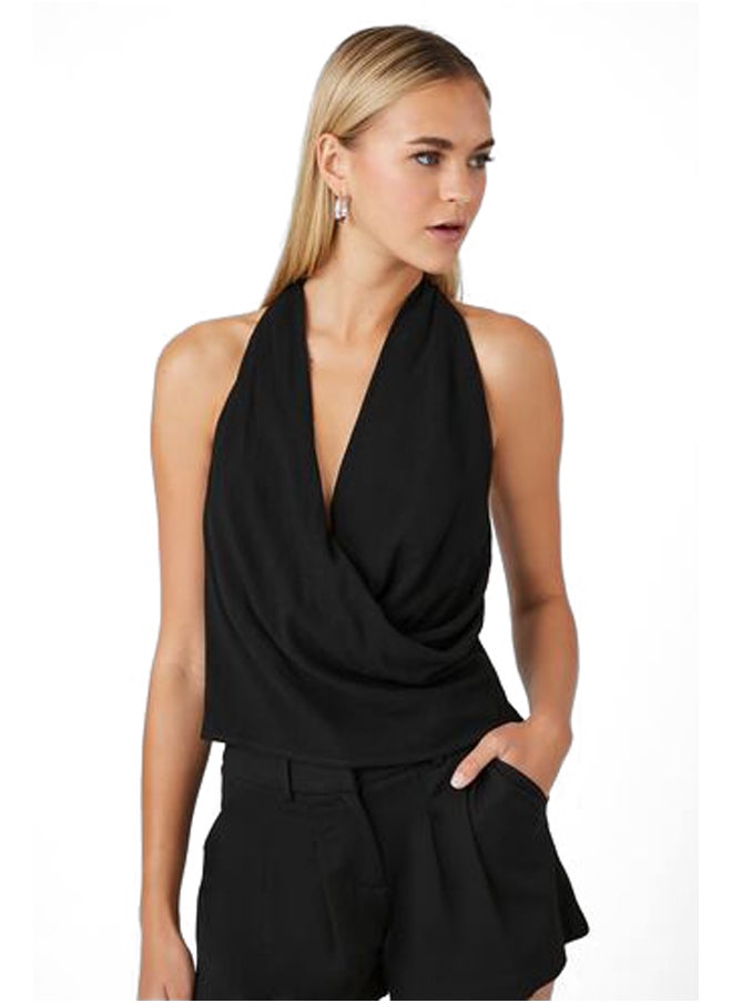 FOREVER 21 - Cowl Neck Halter Top - Image 1