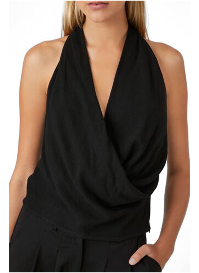 FOREVER 21 - Cowl Neck Halter Top - Image 1