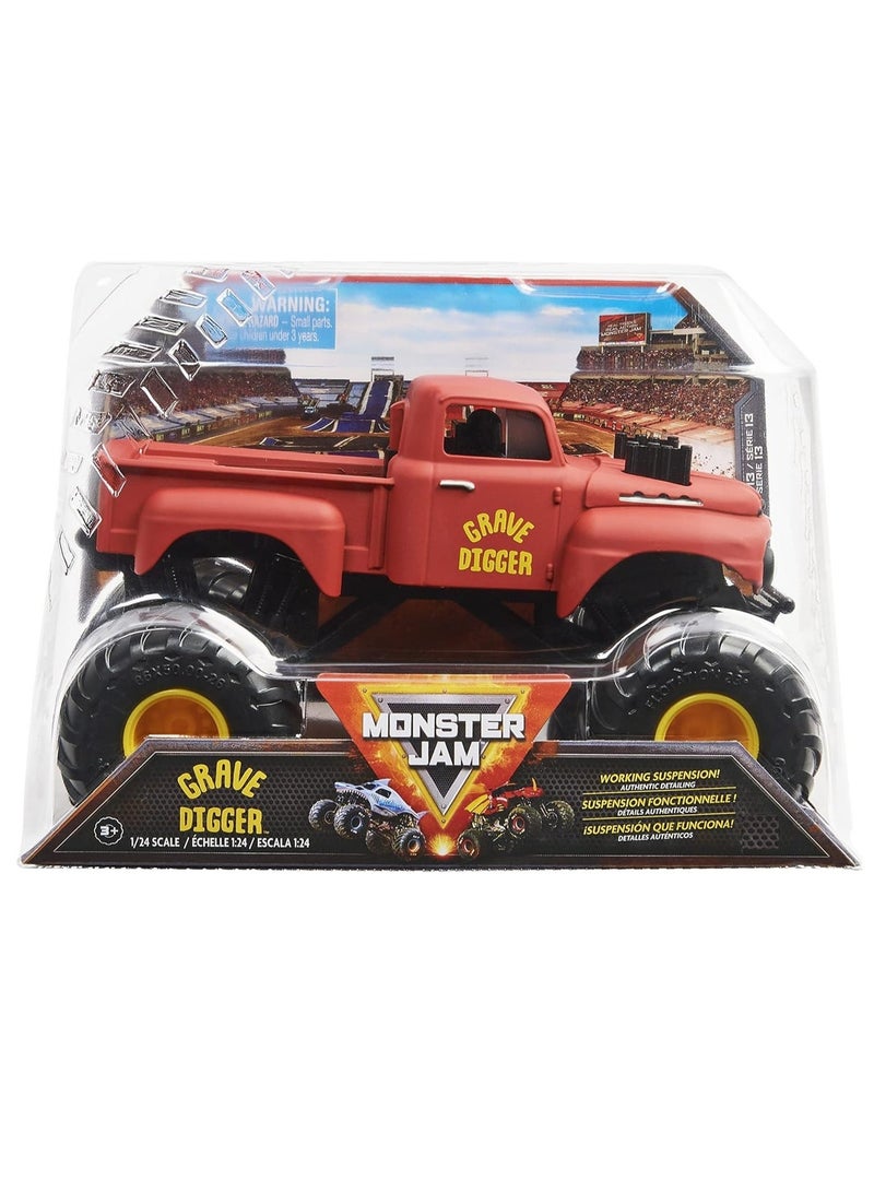Monster Jam Die-Cast Monster Truck 1:24 Scale 6056371 - Assorted / Style May Vary - Image 1