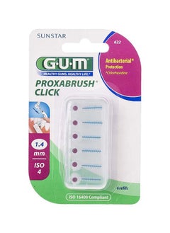Butler Gum Proxabrush Toothbrush Click Refill Cylindrical 622