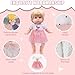 MLcnleS Alive Doll Clothes and Accessories Baby Doll Dresses Fit for 10 11 12 Inch Girl Dolls 6 Sets Dolls Outfits Include Dresses Pajamas OnePiece Suit Jumpsuits for Girls Gifts Christmas - Image 4