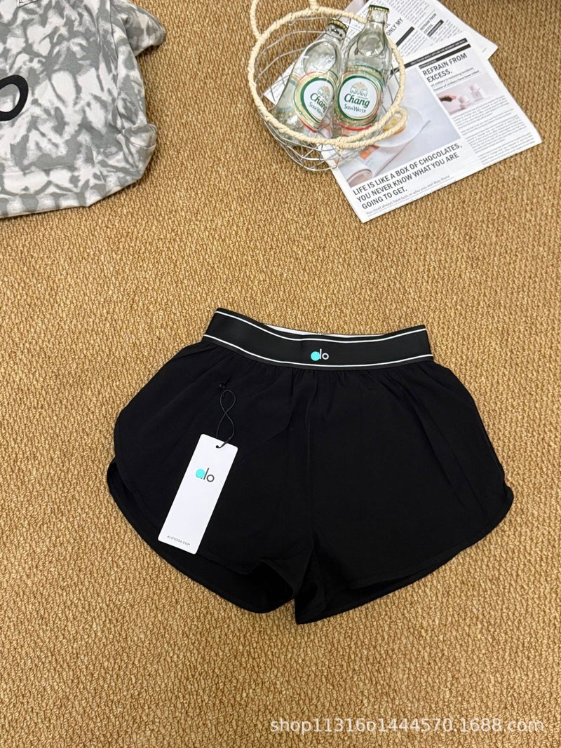 Alo Yoga Shorts - High Waist, Tummy Control, Quick-Dry, Skin-Friendly, Anti-Show Underwear, Perfect for Active Wear