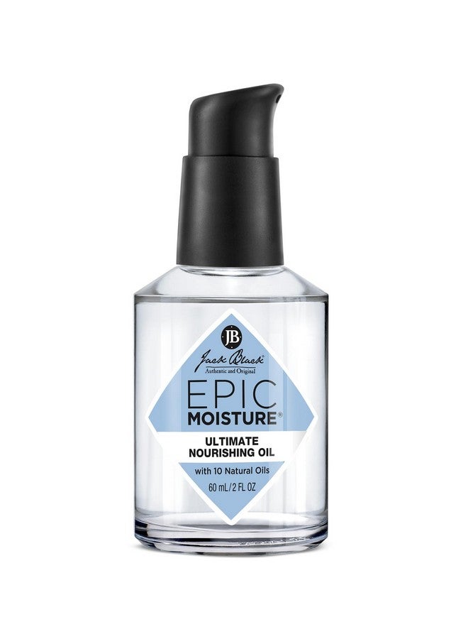 Jack Black Epic Moisture Ultimate MP10 Nourishing Oil, 2 Fl Oz - Multi-Purpose Moisturizing Body Oil and Beard Oil with 10 Natural Oils for Face, Beard, Body, Hair, Elbows, Feet and Cuticles - Image 1