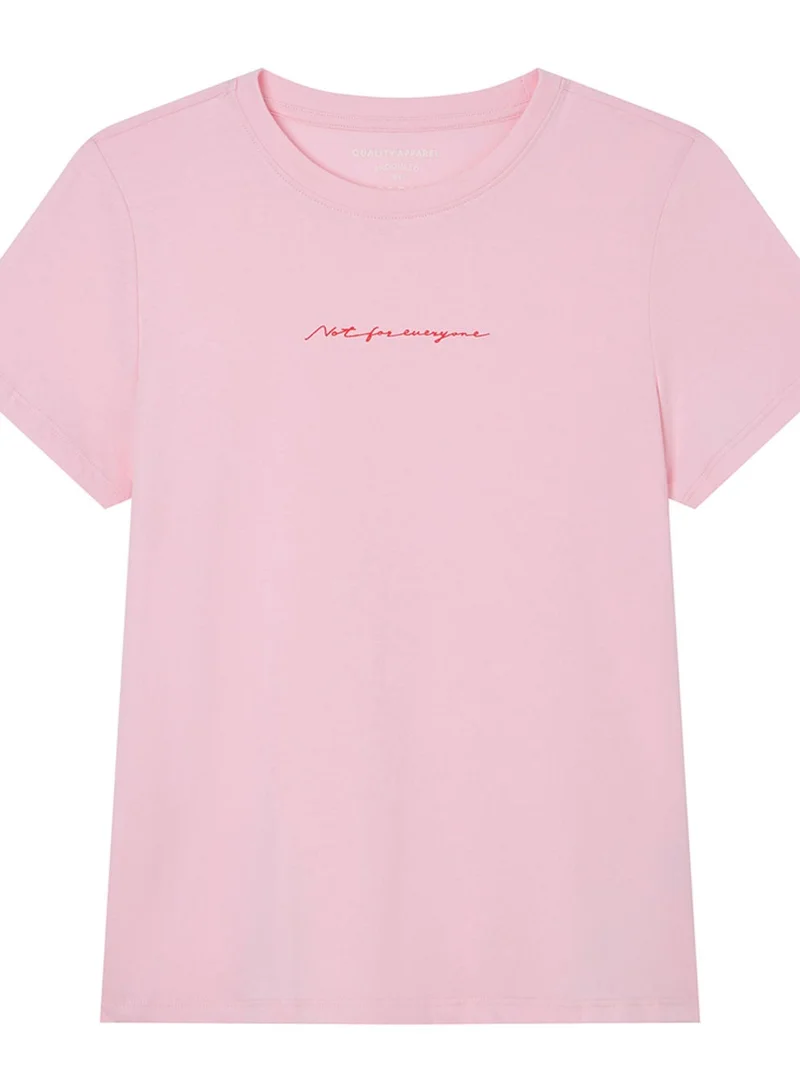 GIORDANO  Women’s Cotton Crew Neck Printed Comfort Tee for Women | Best Price UAE