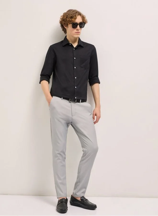THE BEAR HOUSE Men's Shirt for Casual and Formal Wear | Classic Button-Down Style for Office, Daily Use, Travel, Events & All-Season Outfits | Versatile & Stylish Wardrobe Essential for Every Occasion