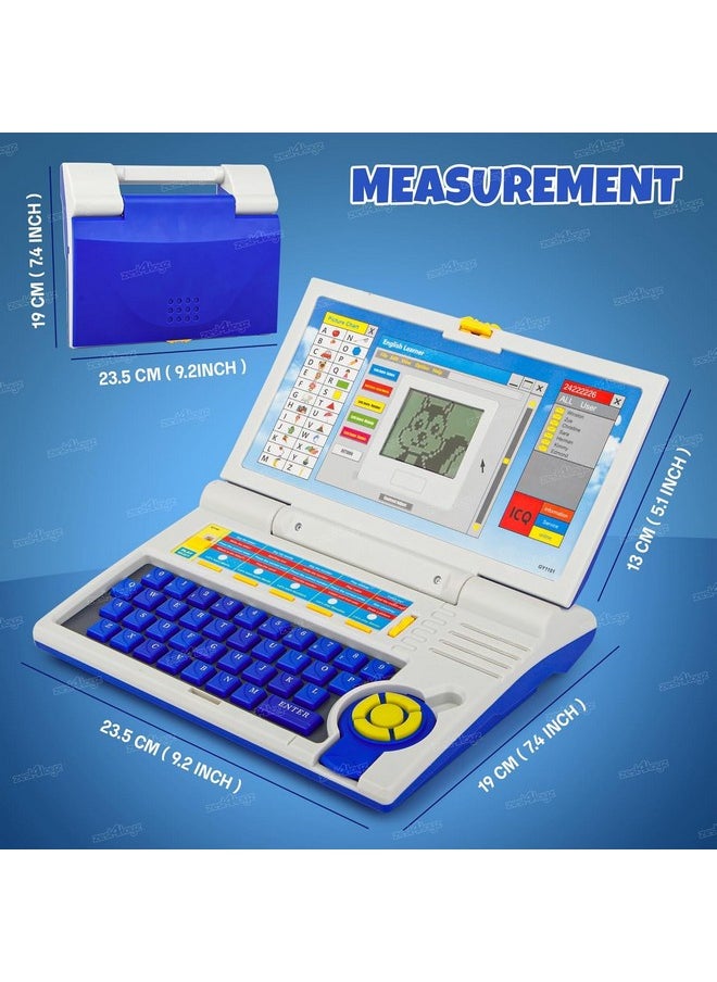 Zest 4 Toyz - Kids Learning Laptop Notebook Toy with 20 Fun Activity Learning Modes to Learn Alphabet, Words, Numbers, Play Games and Music - Educational Learning Computer for Boys Girls Ages 3+ with Mouse - Image 1