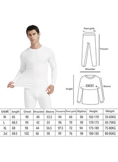 Beauenty Men's Cotton Thermal Underwear Set Shirt Pants Long Johns  - Image 3