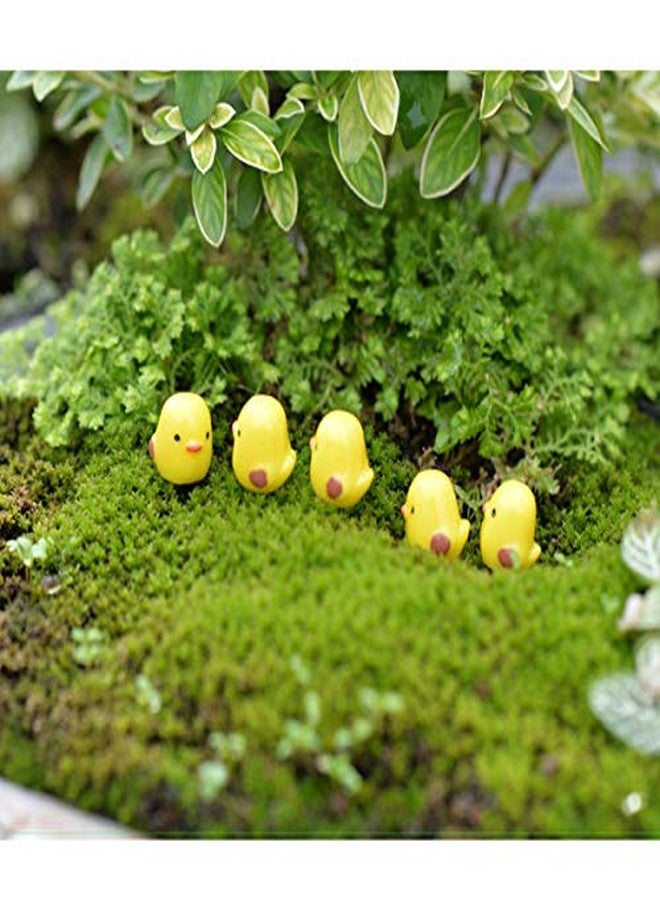 EMiEN Animal Miniature Ornament for DIY Dollhouse Decoration Fairy Garden Plant Décor, Nice Decoration Accessories for Desk,Cabinet,Kids Room,Party etc. Christmas/Birthday (25PCS Little Chickens) - Image 3