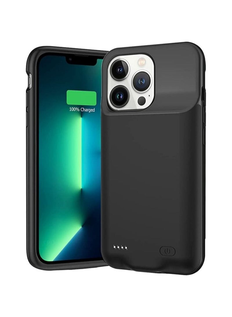 ELTRAZONE 3500mAh Portable Battery Pack Rechargeable Charger Case Compatible with iPhone 13 Pro - Image 1