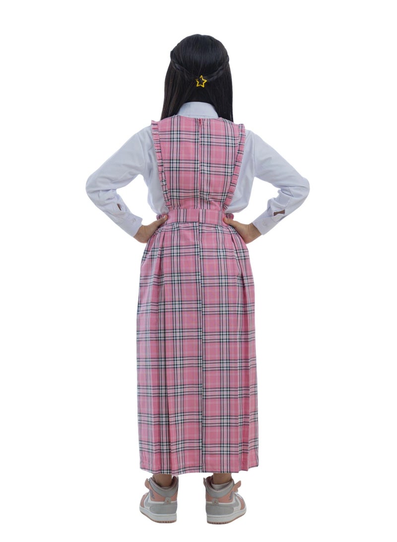 مريول لارا مريول وردي كاروهات فاتح بقصة الكشكش - Image 4