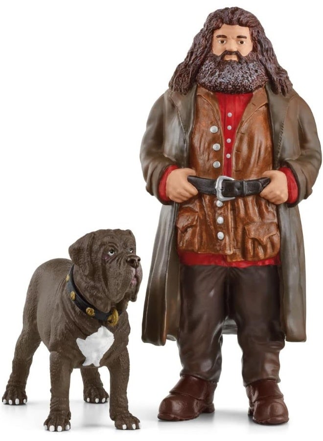 Schleich Hagrid & Fang Figurine Set - Realistic Harry Potter Models for Fans and Collectors, Ideal Gift for Kids Ages 4+ - Image 1