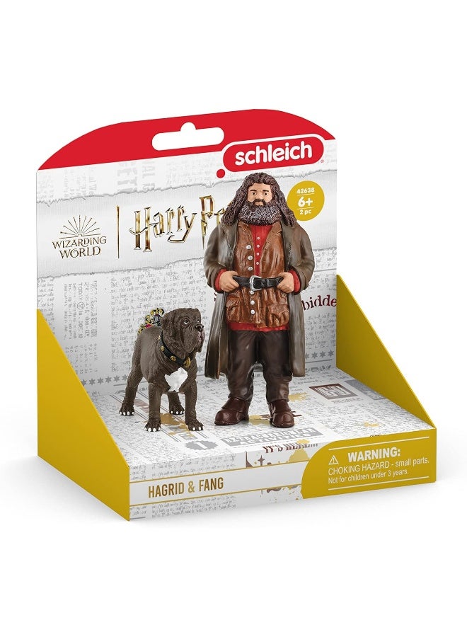 Schleich Hagrid & Fang Figurine Set - Realistic Harry Potter Models for Fans and Collectors, Ideal Gift for Kids Ages 4+ - Image 2
